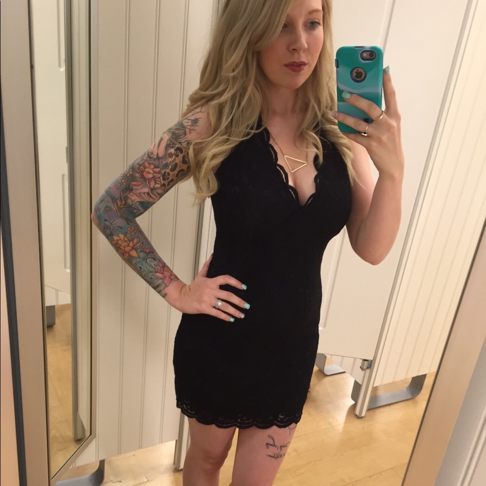 Black Lace Dress